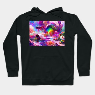 Color Globs | Rainbow Fungi Garden Hoodie